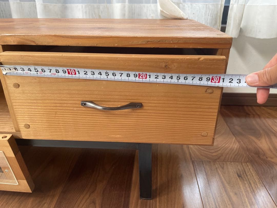 テレビボード　オシャレ　ナチュラルウッドテレビボード 直接引き取り可能