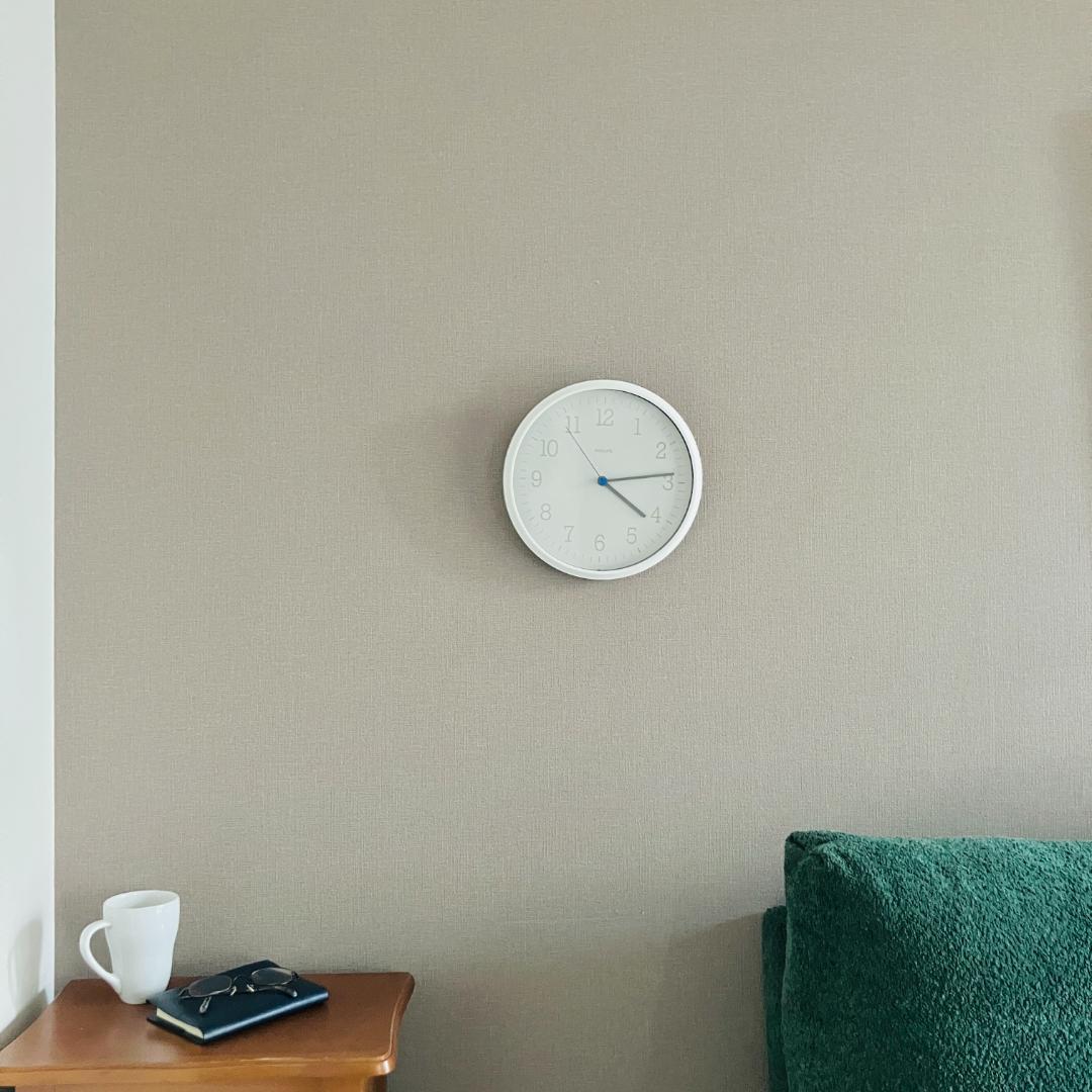 ラスト1点／外箱付き 80S 西ドイツ製 PHILIPS 掛け時計 ミニマリズム