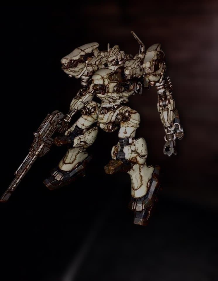 30MM ナイトフォール ウェザリング塗装完成品 プラモデル アーマードコア