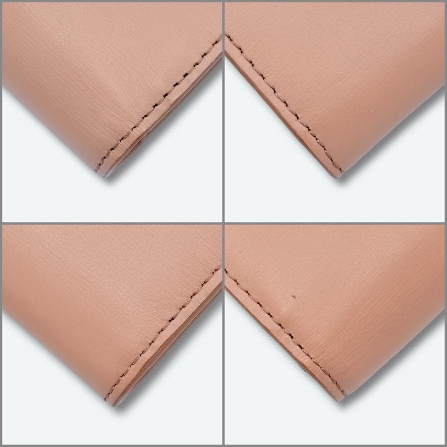 【極美品❣️箱付】TOD'S/二つ折り財布/ピンクベージュ/コンパクト/ダブルT