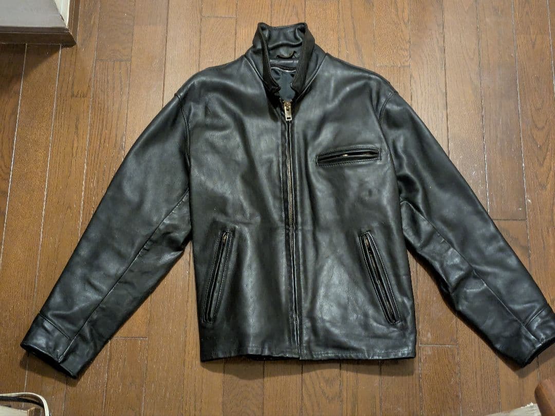 訳ありschott AT101 シングルレザージャケット+インナーボア