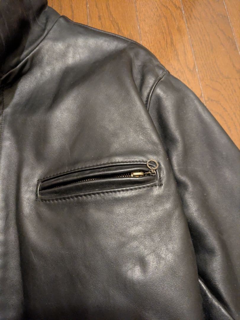 訳ありschott AT101 シングルレザージャケット+インナーボア
