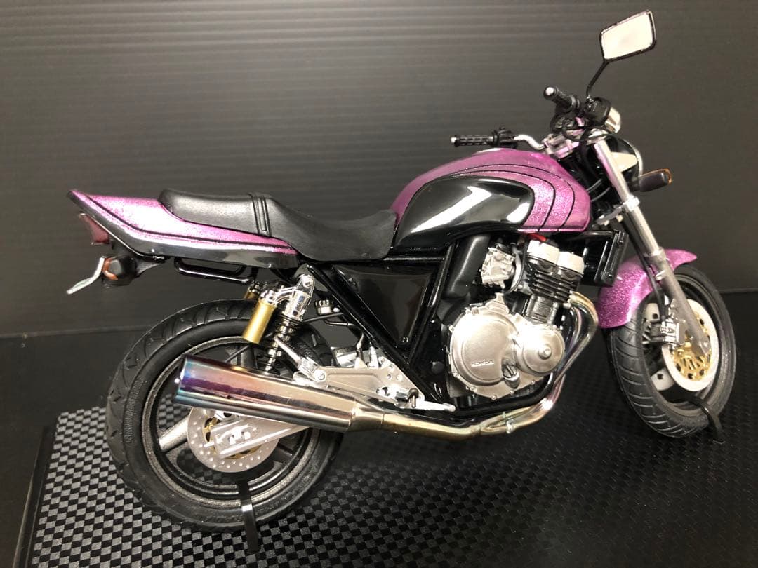 ポ*ー様 アオシマ1/12 HONDA CB400 スーパーフォア　プラモデル完