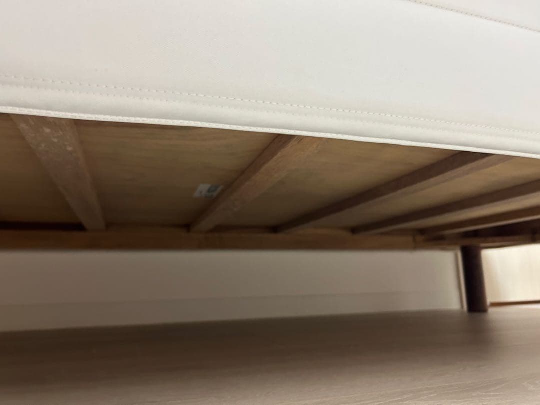 送料込　無印良品　脚付マットレス　ポケットコイル　（洗えるカバー）シングルベッド