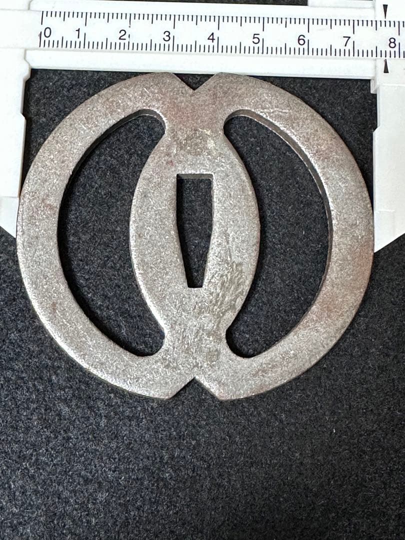 古美術　鉄地鍔三点まとめ　B 透鍔など　刀装具