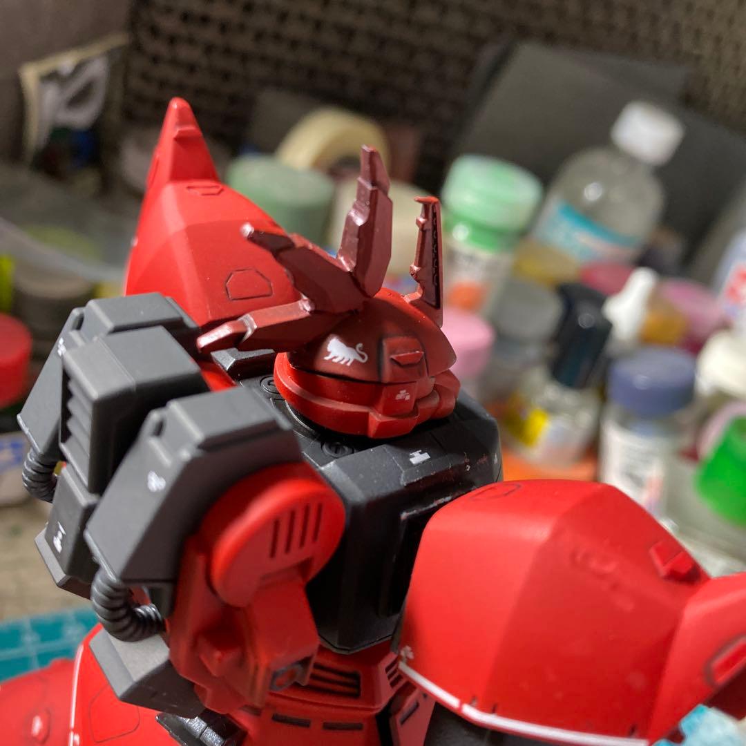 完成品　HGUC ジョニーライデン専用ゲルググ　真紅の稲妻