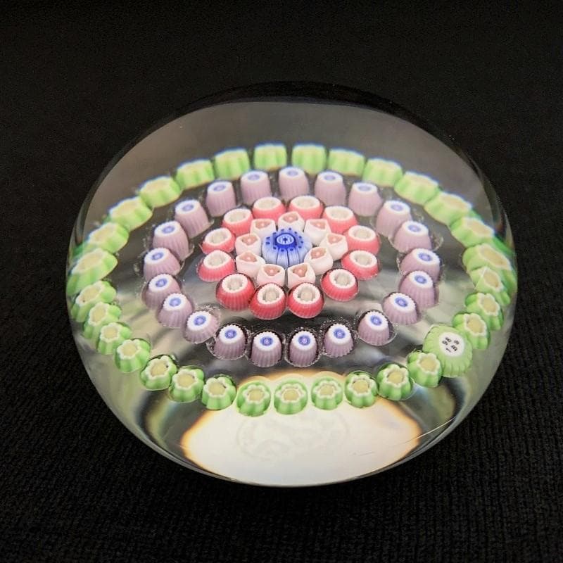 1989 バカラ クリスタル ペーパーウェイト 千の花 ミルフィオリ