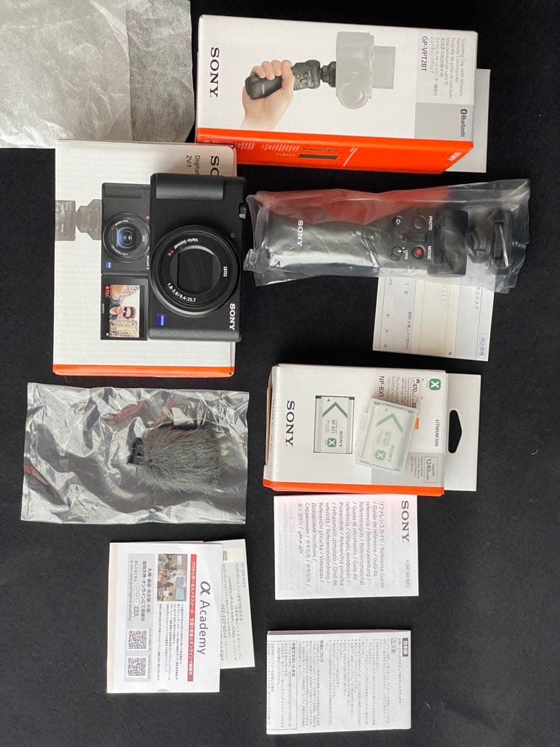 す*き様 ZV-1G SONY VLOGCAM、シューティンググリップ付き 新品