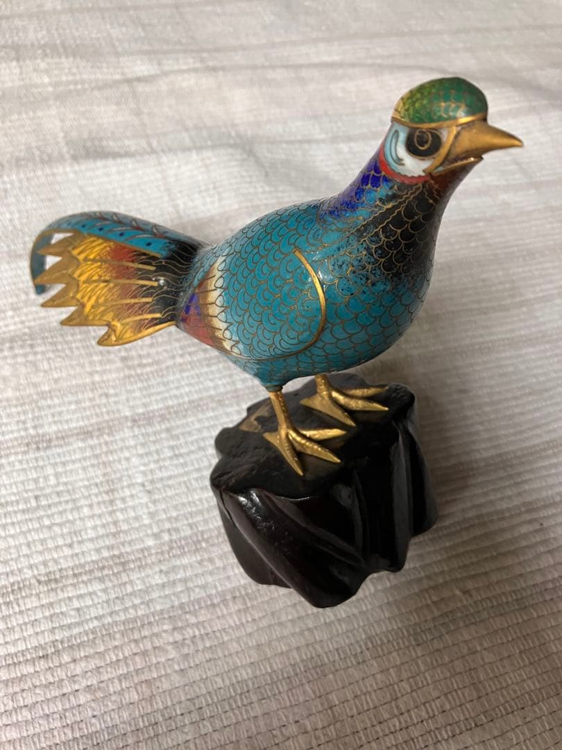 タイ民芸品 鳥置物