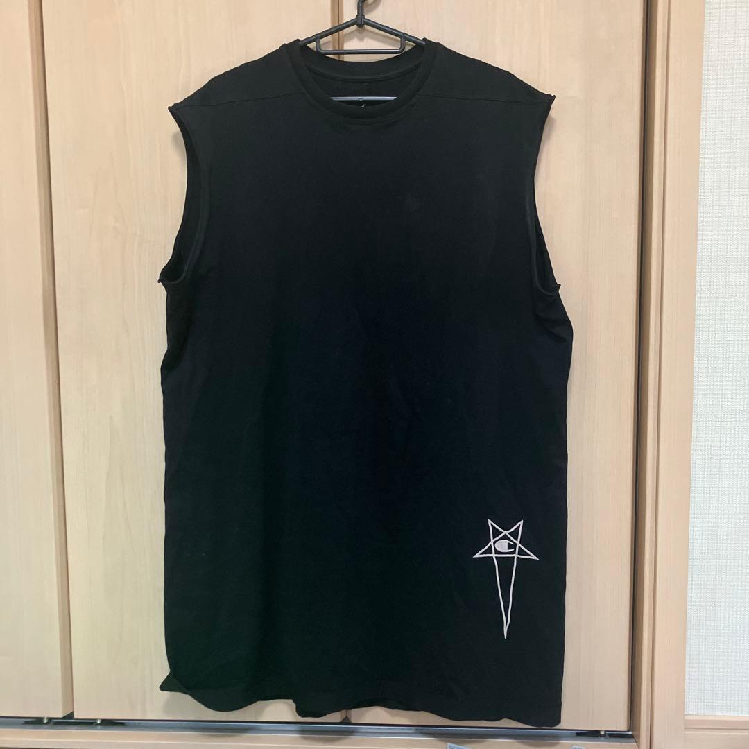 リックオウエンス×チャンピオン　ノースリーブ　XS