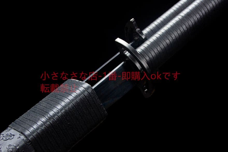 暗黙双刀-高性能マンガン鋼（黒ずみ） 古兵器 武具　刀装具　日本刀模造刀 居合刀