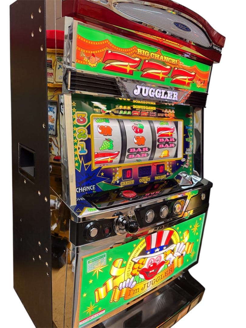 【送料込】アイムジャグラーEX-TP グリーンパネル パチスロ 実機 引取可①
