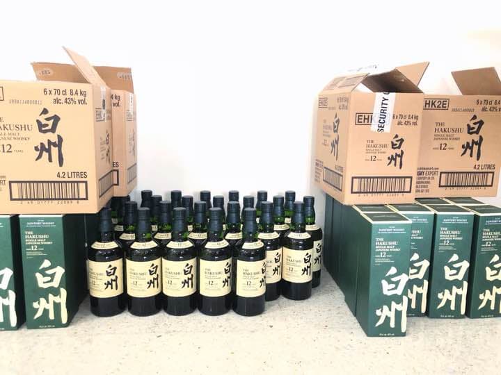 【白州12　 24本】サントリー白州　12年　シングルモルト　700ml　箱あり