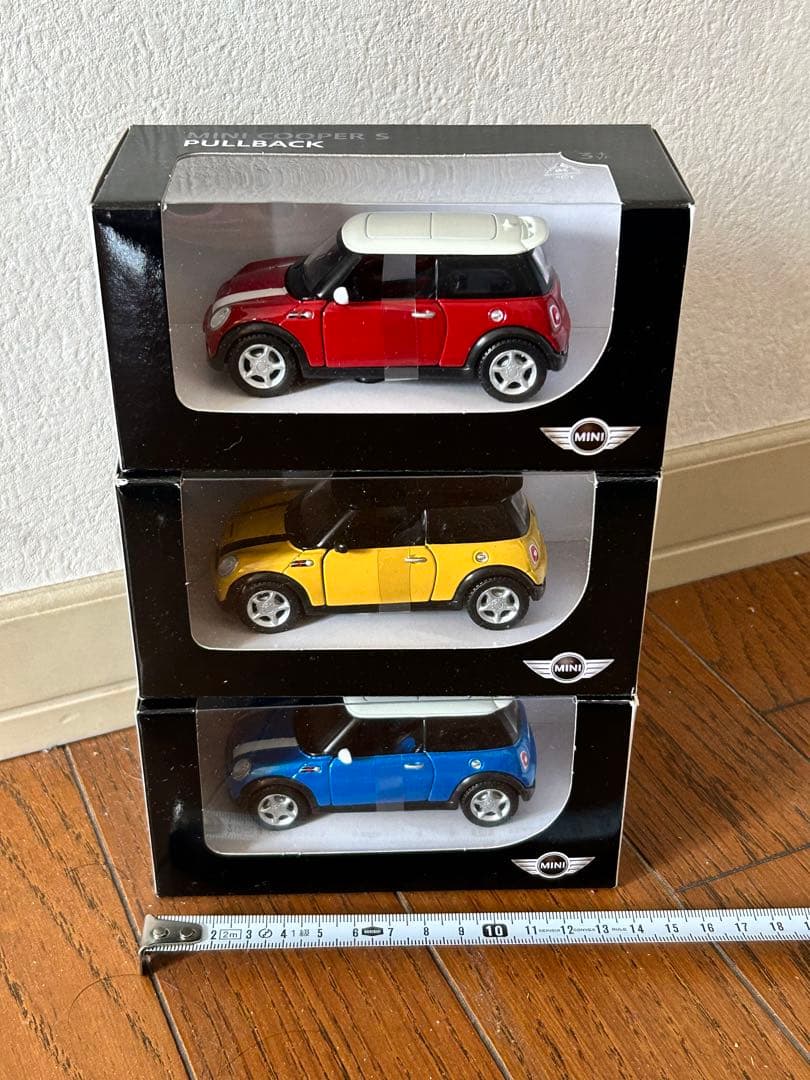 BMW MINI純正 ミニカー 3台 ミニクーパーS プルバックカー R56