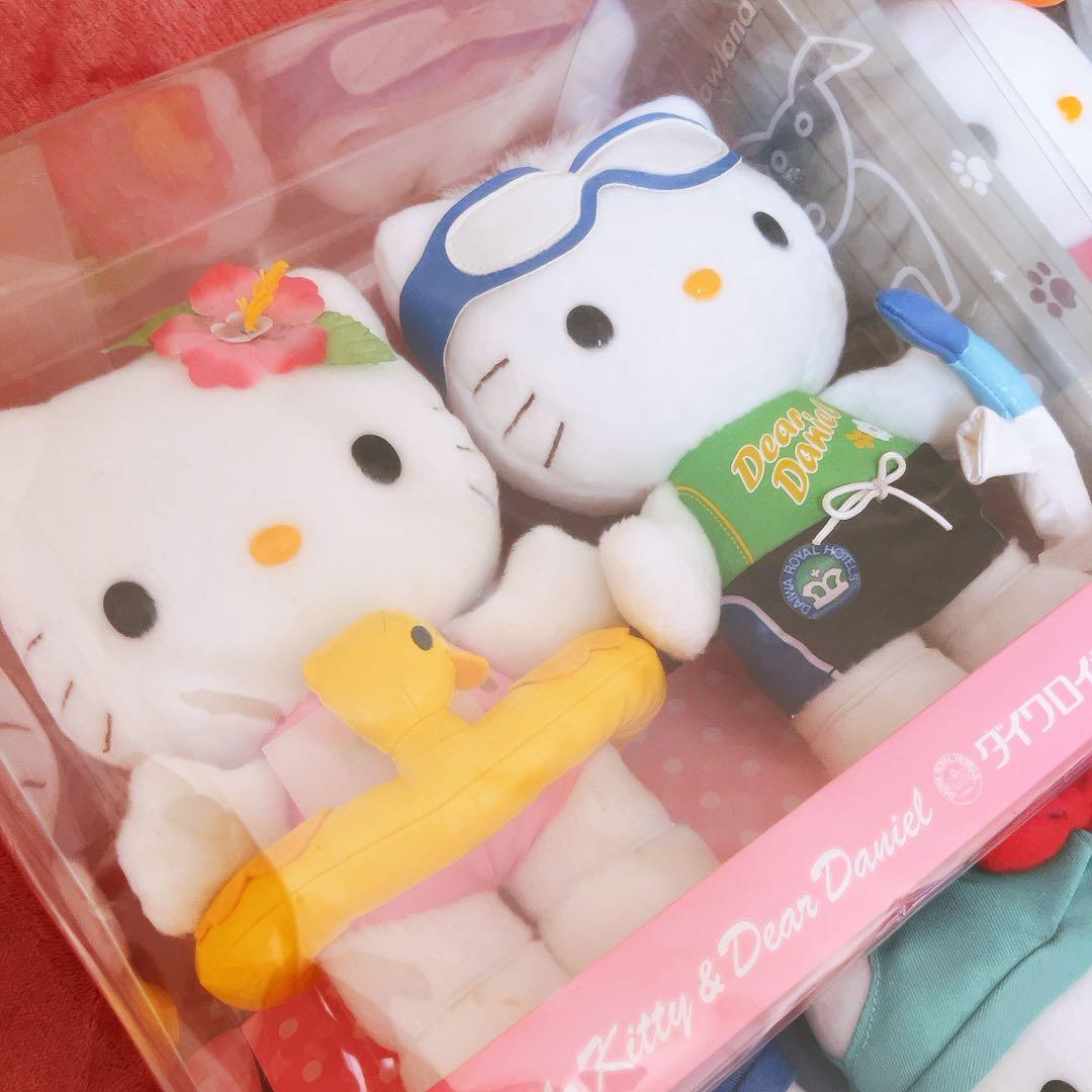 希少レア　ハローキティ　ダニエル　ぬいぐるみ　ビーチ　水着　平成レトロ　サンリオ
