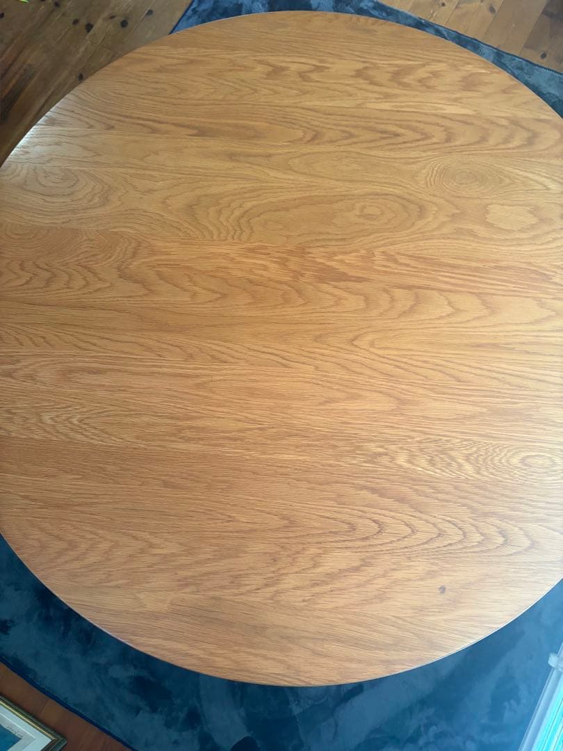 【直接引き取り希望】ダイニングテーブル 4人用 丸テーブル天然木円形