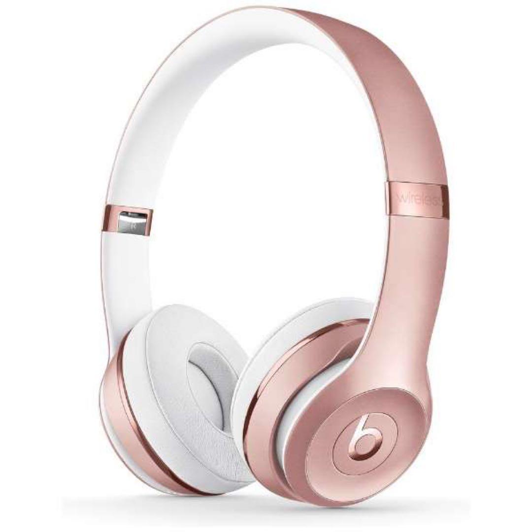 Beats Solo3ワイヤレスヘッドホン ローズゴールド