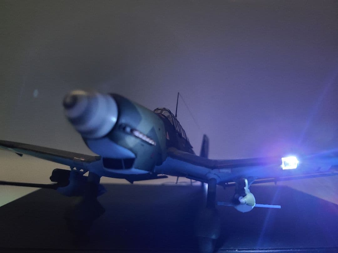 ユンカース スツーカ ju87 タンクバスター リアルモーターライズ完成品