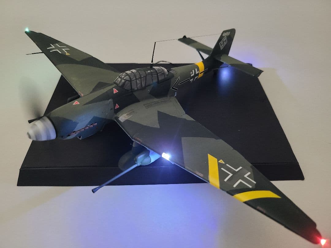 ユンカース スツーカ ju87 タンクバスター リアルモーターライズ完成品