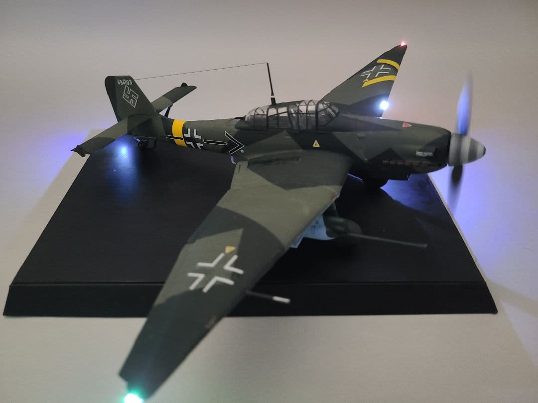 ユンカース スツーカ ju87 タンクバスター リアルモーターライズ完成品