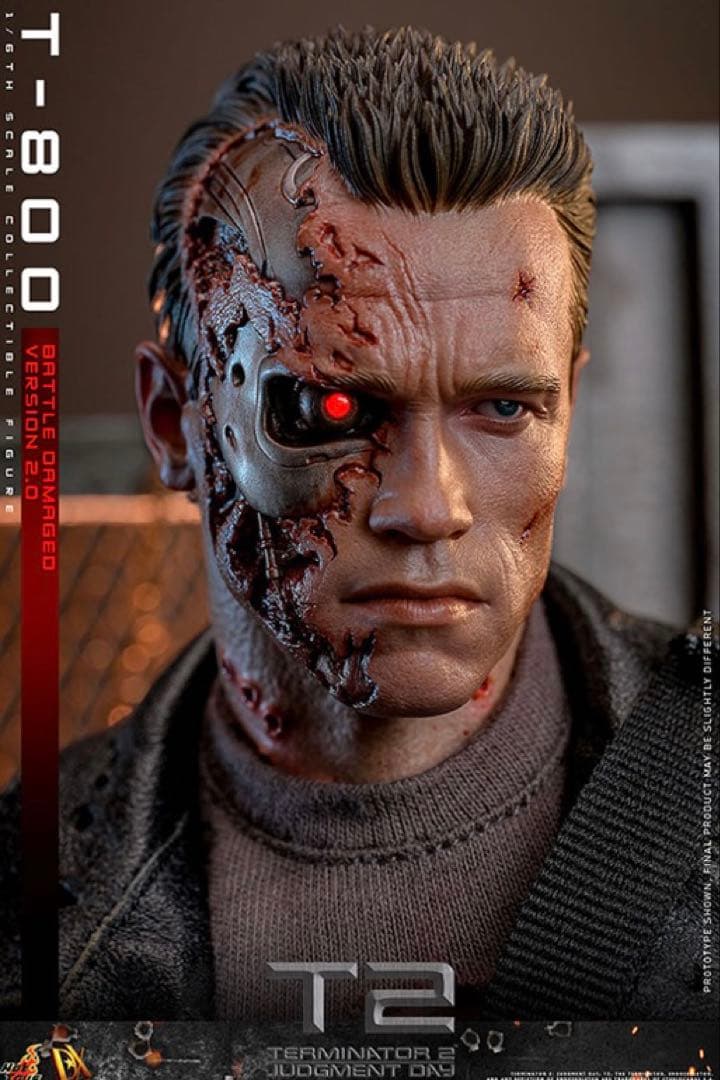 ホットトイズ 1/6 ターミネーター2 T-800バトルダメージ2.0 DX46