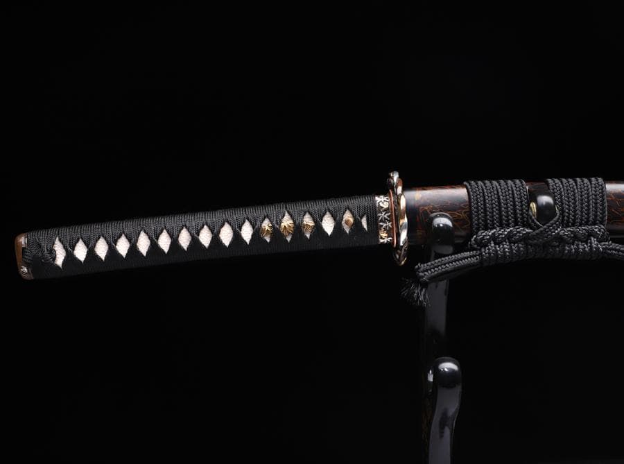虎斑霧斬り侍刀 日本刀 模造刀 居合刀 武士道 武蔵 鑑賞用 手鍛造打