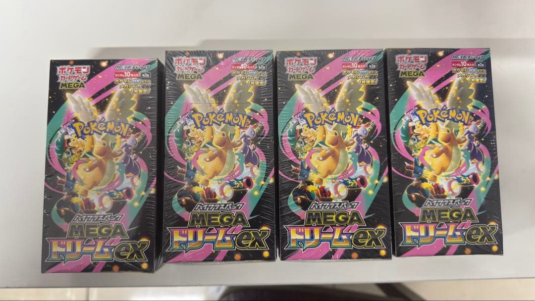 ポケモンカード メガドリームex 4BOX シュリンク付き