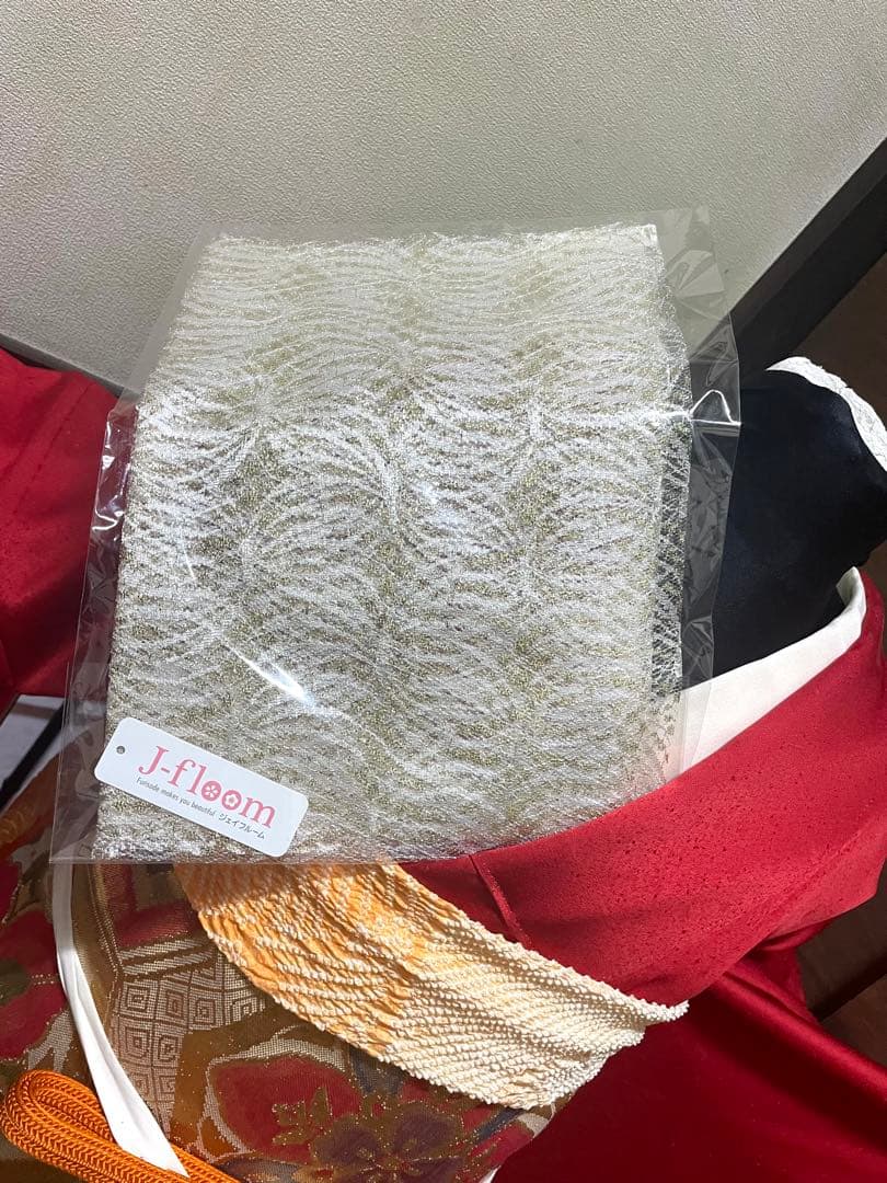 振袖 フルセット6点サイズＬ雲取り御所車花文　松　暈し染め　金彩　正絹