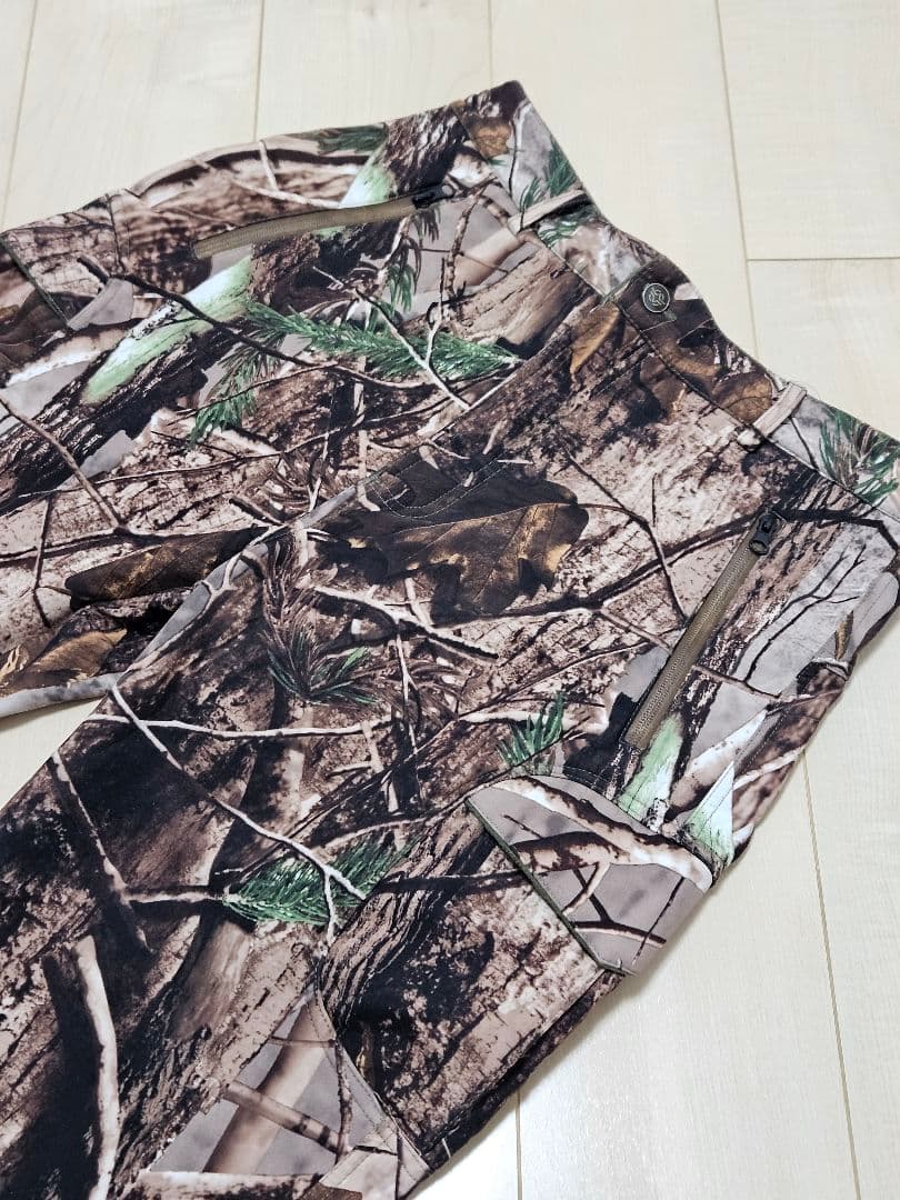 リアルツリー柄 迷彩服 セットアップ 上下セット 冬用ジャンパー サバイバル