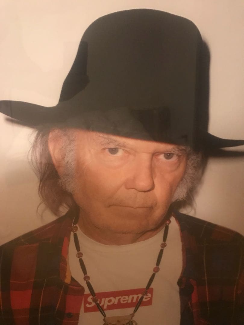 supreme ニールヤング ポスター 額装済み