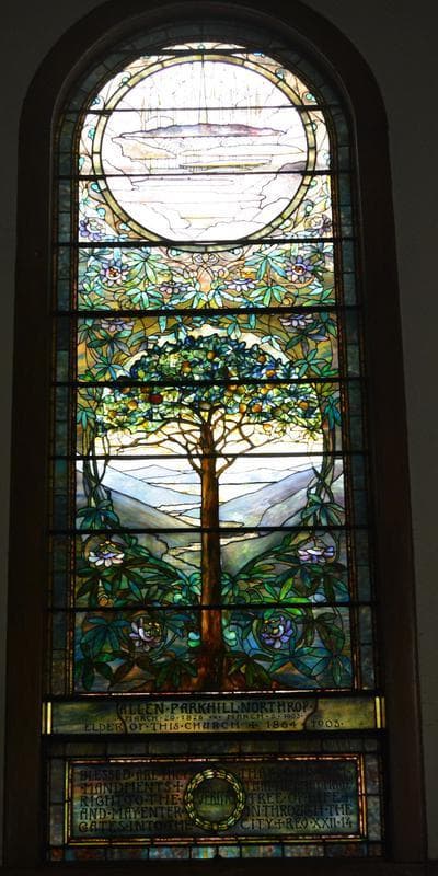 ルイスCティファニー ステンドグラスTree of Lifeグラスマスターズ社b