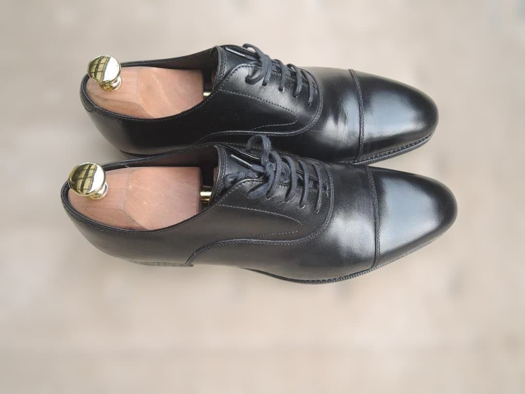 UNION IMPERIAL 内羽根ストレートチップU1520　黒　　美品