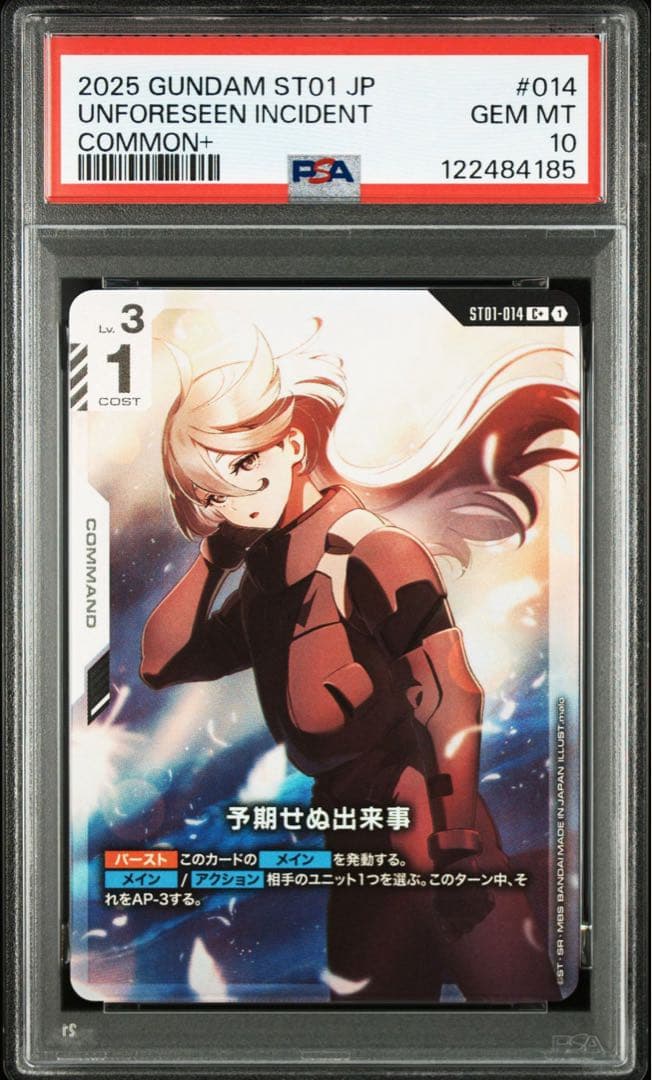 PSA10 予期せぬ出来事　パラレル