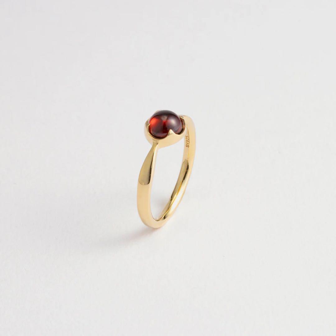 VERMILLION Orbeガーネットリング 11号