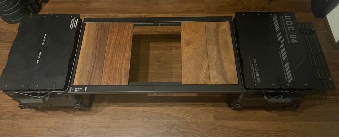 シェルフコンテナ　OMA Factoryカスタム　シェルコンigtテーブル