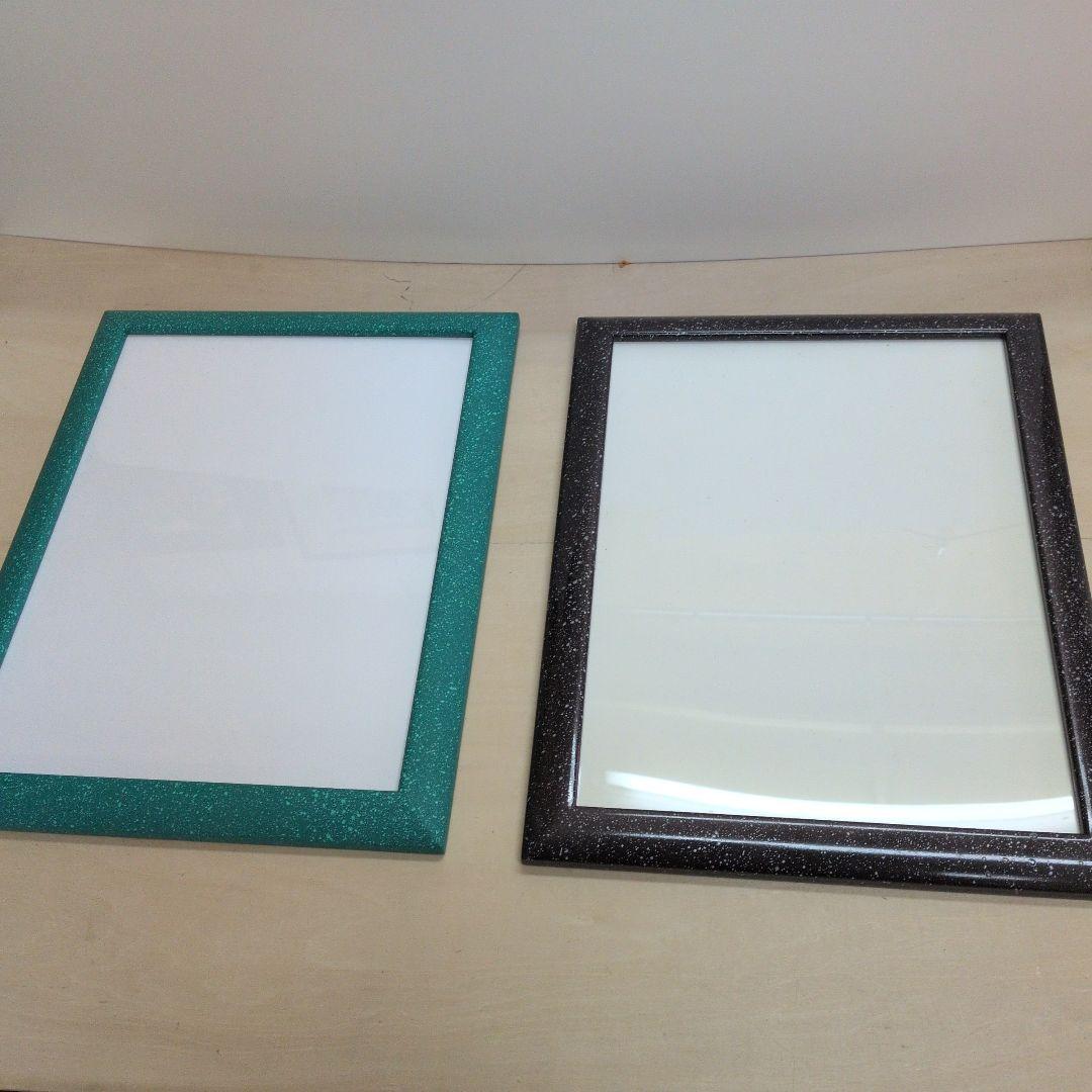 特注塗装デッサン額縁2枚セット