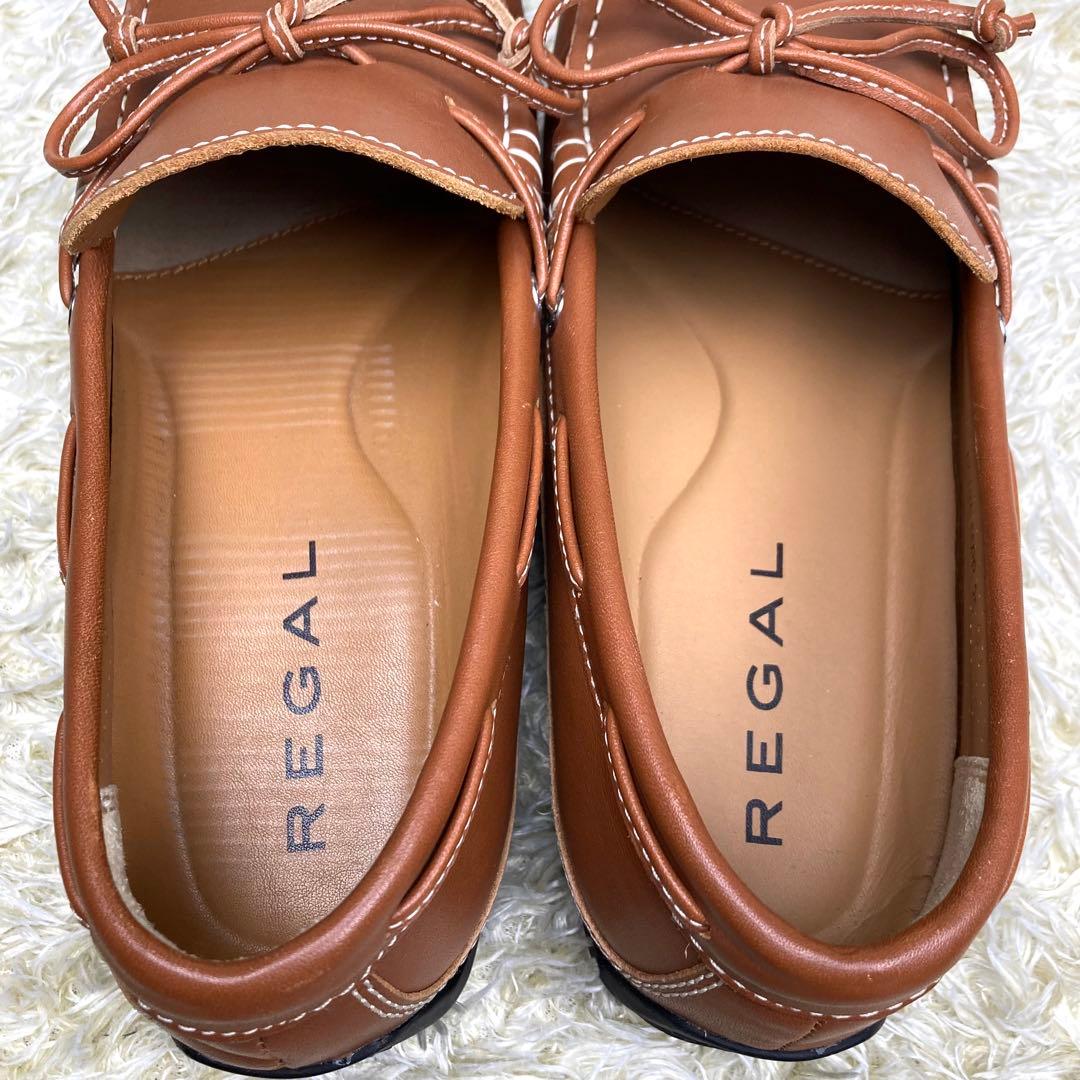 『極美品』REGAL 55PR リーガル　革靴　デッキシューズ　ローファー