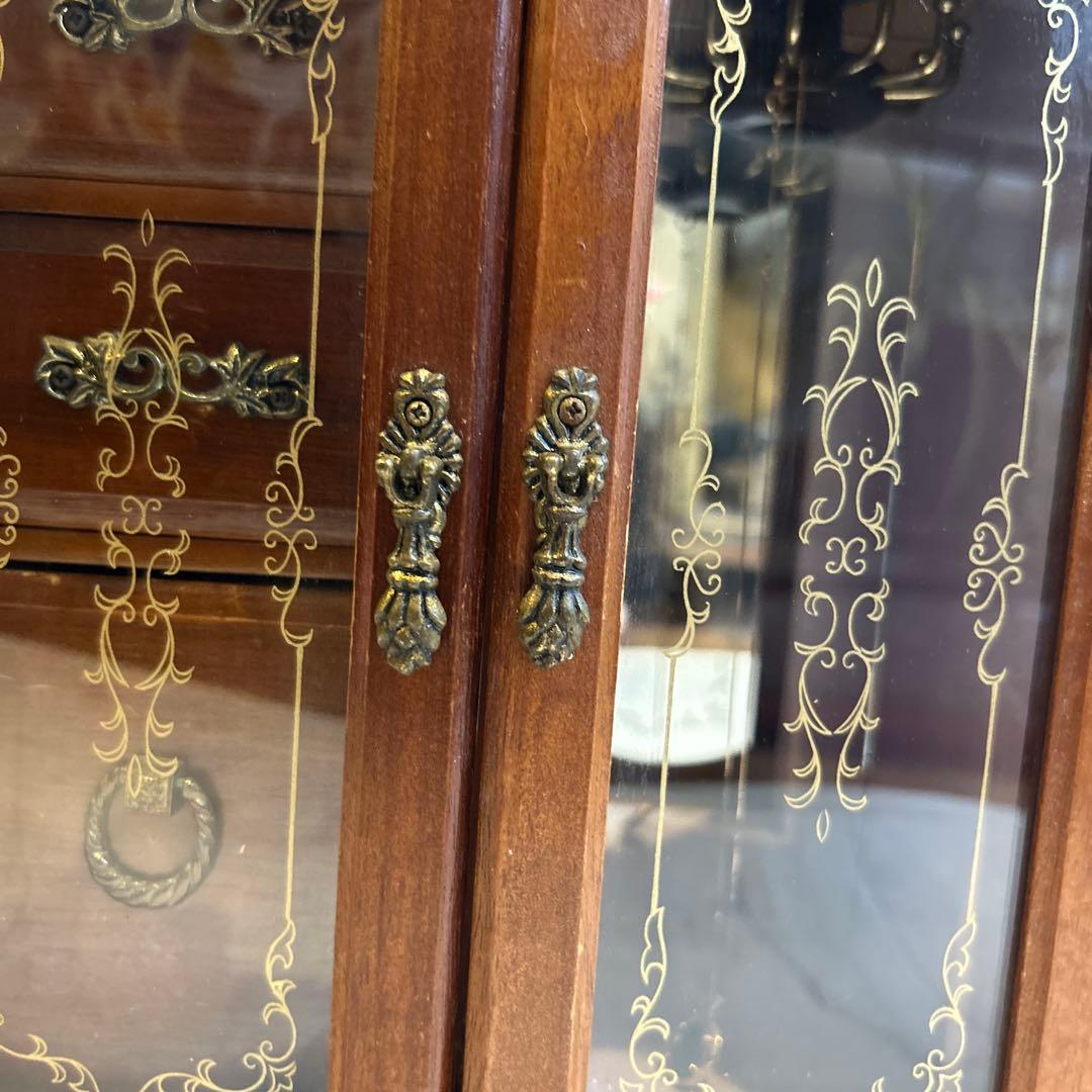 希少 TOYO 木製オルゴール付きジュエリーボックス日本製・1970〜80年代