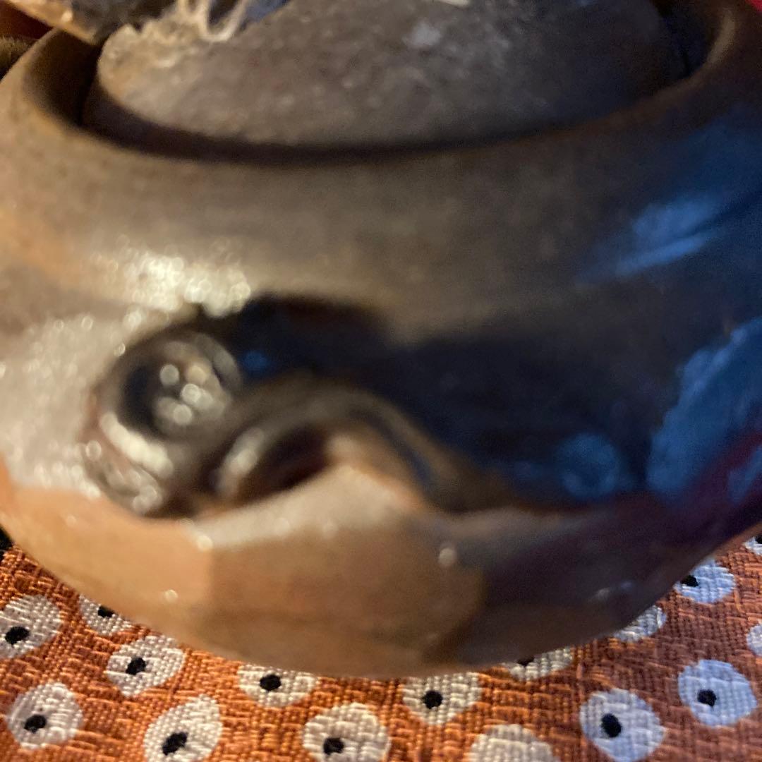 備前焼き手捻り摘みＡkl様おまとめ専用です❣️の龍の宝瓶銘有り❣️