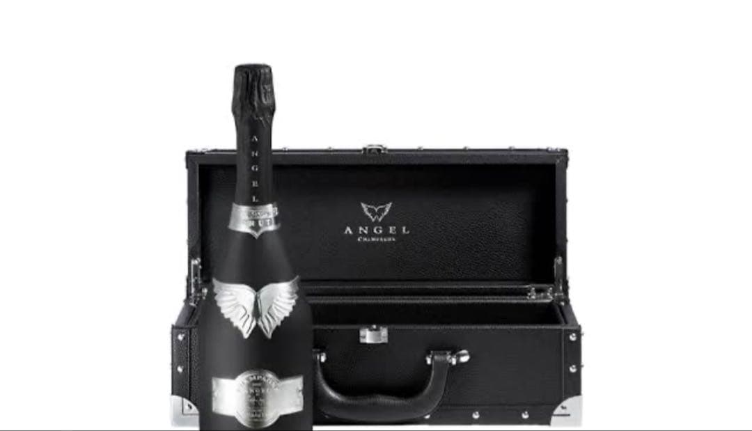 ANGEL シャンパン ブラックボトル 専用ケース付き