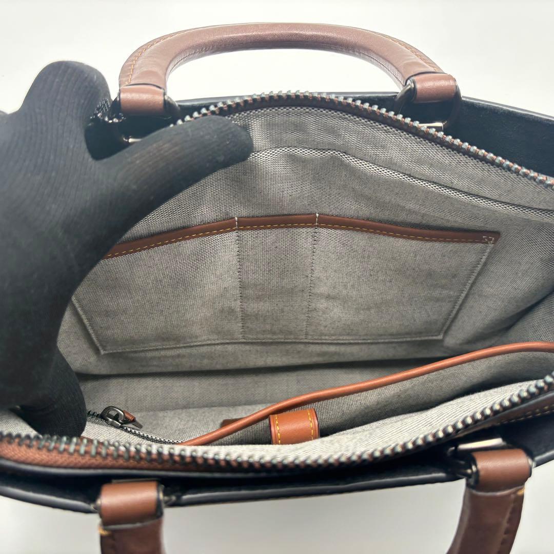 coach コーチ ビジネスバッグ　ハンドバッグ　ショルダー付き　2way 美品