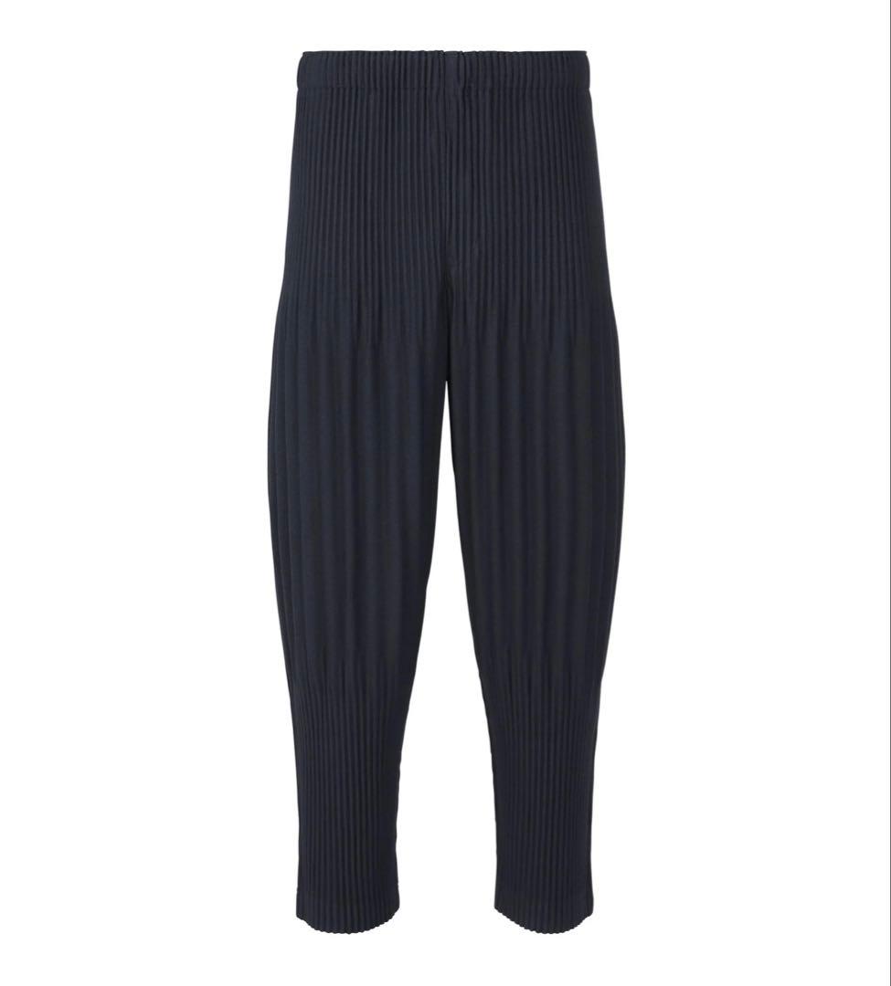 【新品】オムプリッセ BASICS パンツ ネイビー サイズ1
