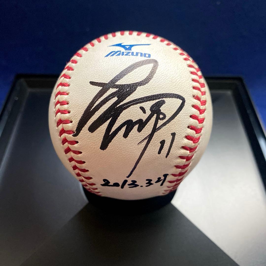 【当時物】2013開幕戦　大谷翔平　先発出場　直筆サイン　NPB試合球