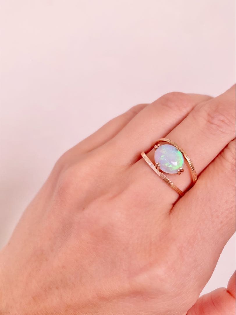 ♡理楽♡　オーダー　オパールデザインリング