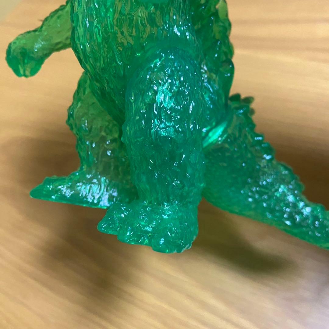 ポピー キングザウルス ゴジラ クリアー緑成型 ソフビ 5450