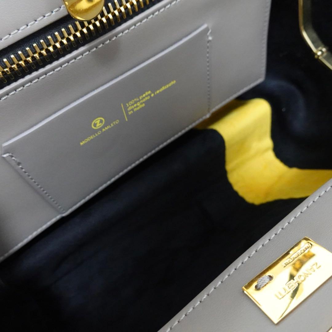 ザンケッティ　アムレット　ハンドバッグ　ショルダーバッグ　チェーン　トートバッグ