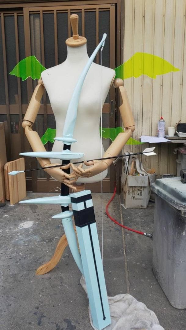 シノン　弓　羽　矢　矢筒　セット　ハンドメイト  SAO　ALO　コスプレ