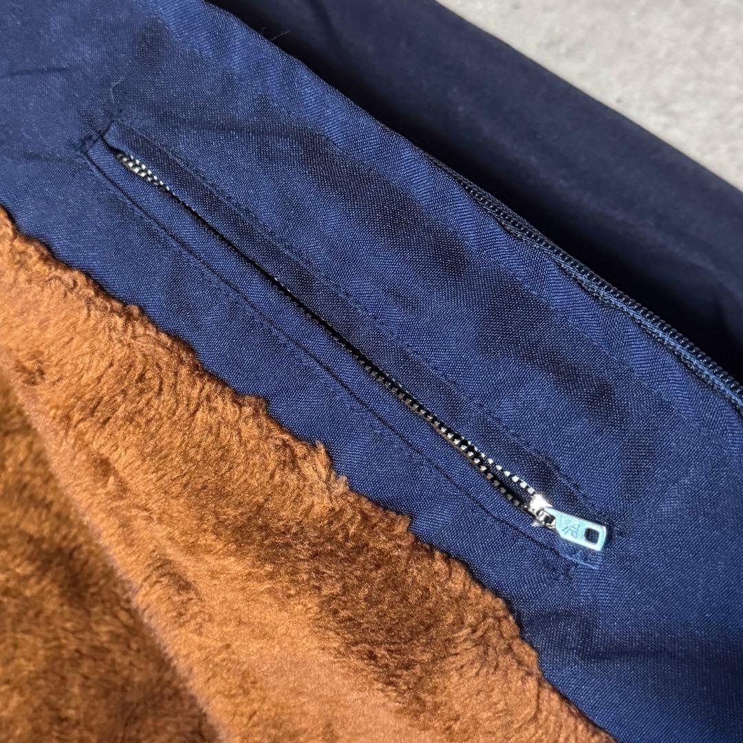 90s VINTAGE ボアライナーボンバージャケット ノーカラージャケット