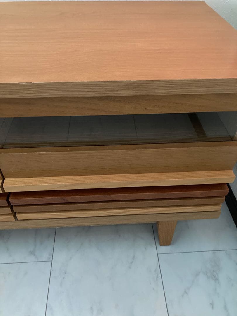 【最終価格】モダンデザイン 150テレビボード ナチュラルウッド