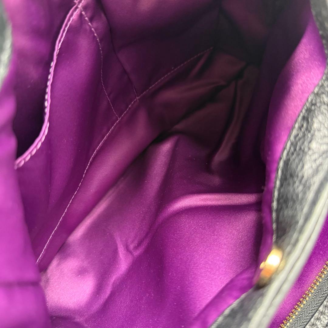 COACH マディソン マギー ショルダーバッグ ブラック レザー